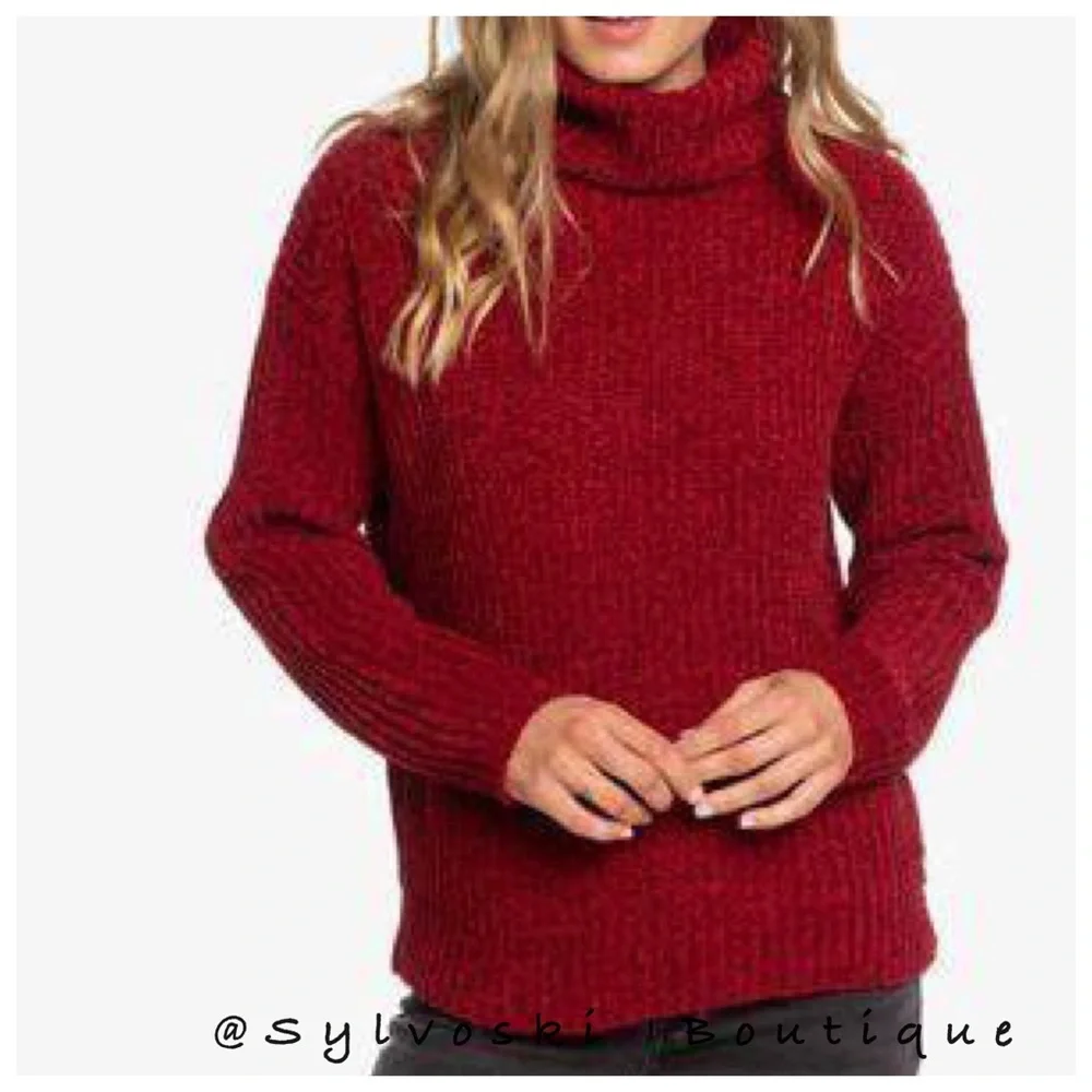 🔥 Roxy Women's Velvet Morning Sweater NWT - Picture 3 of 8